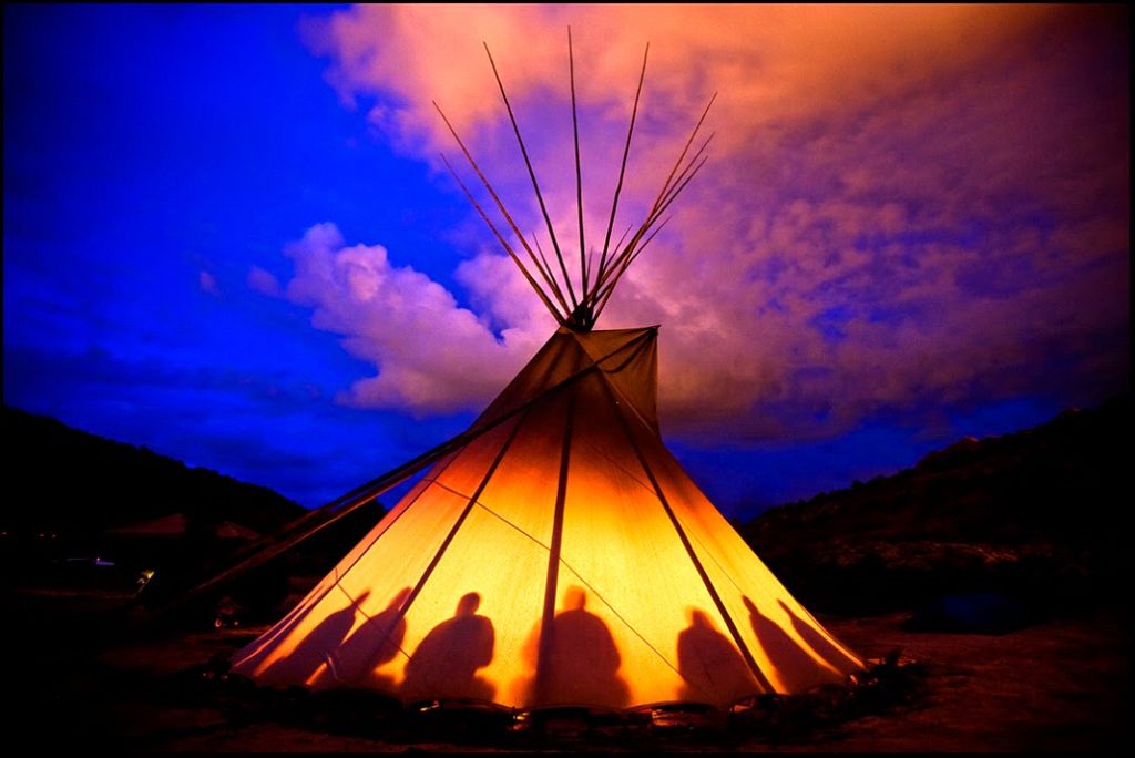 chimney evolution tipi