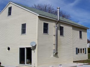 Exterior Chimney Installation